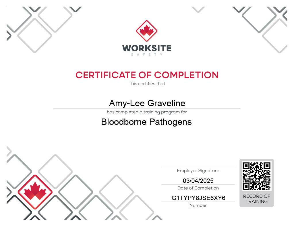 Bloodborne Pathogen Certification